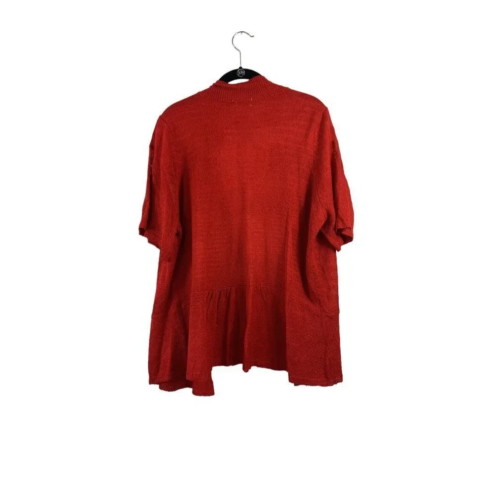 Dressbarn Women's Cherry Red Cardigan